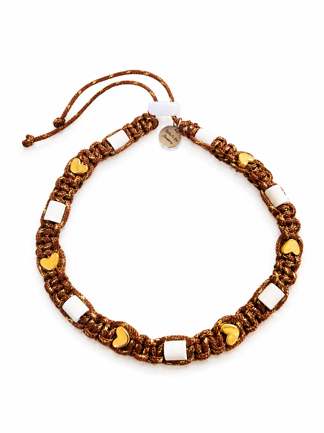 EM-Keramik Zeckenschutz Halsband Choco Love Gold AlphaDog Accessoires