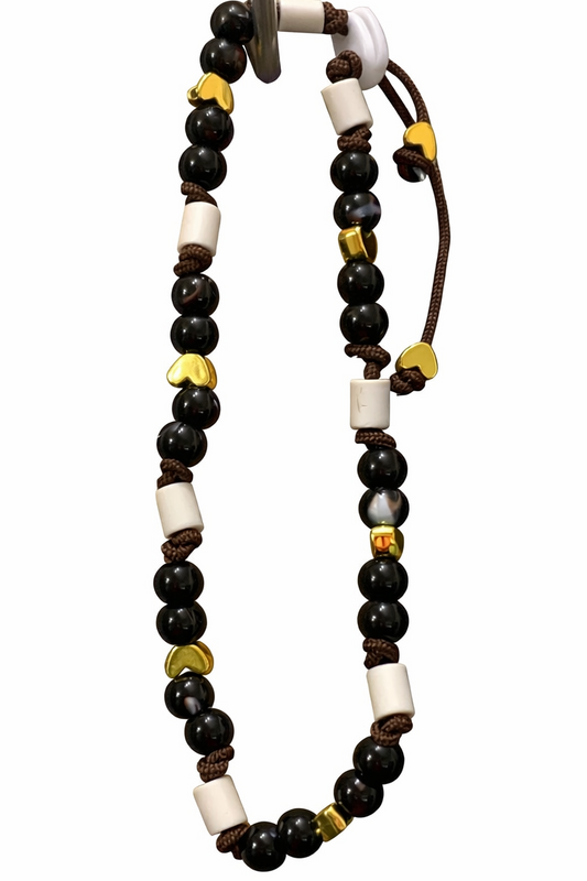 WauRoyale Cocoa Gold EM-Keramik-Zeckenschutz-Halsband