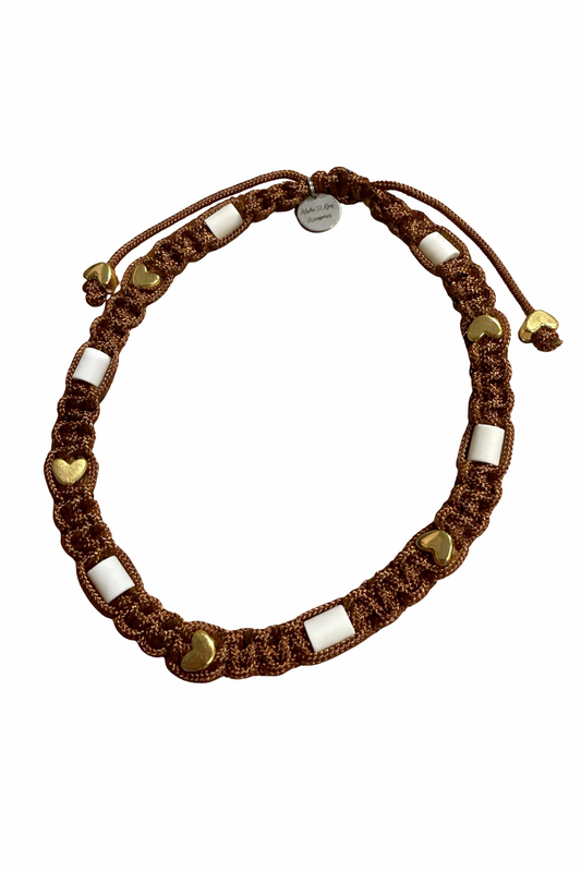 Choco Love EM-Keramik-Zeckenschutzhalsband