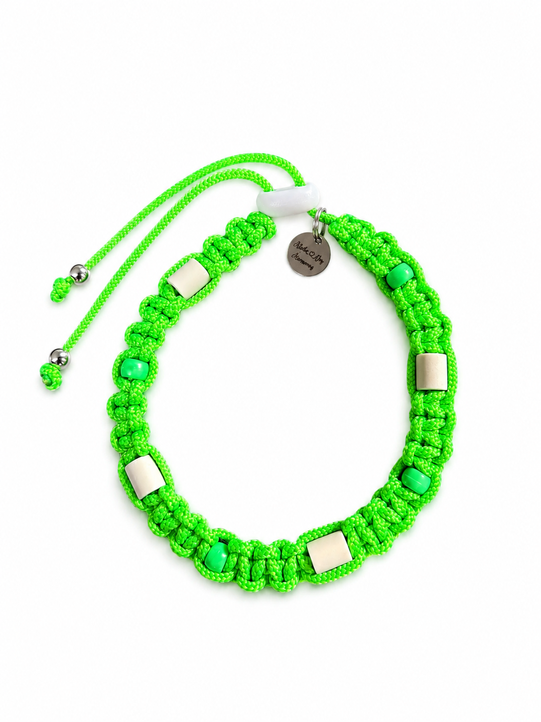 EM-Keramik Zeckenschutzhalsband Neon Green