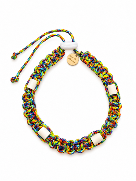 EM-Keramik Zeckenschutz-Halsband Rainbow