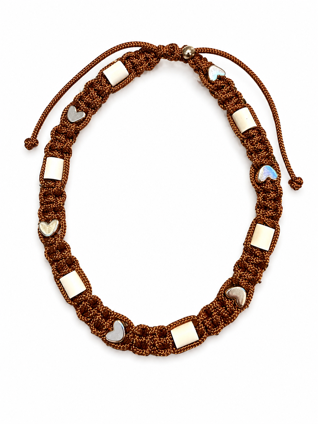 EM-Keramik Antiparasiten Halsband Choco Love Silver